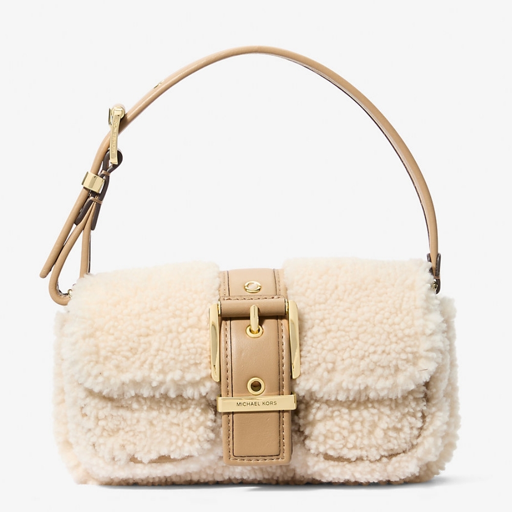 Michael Kors Colby Extra-Small Shearling Shoulder Bag